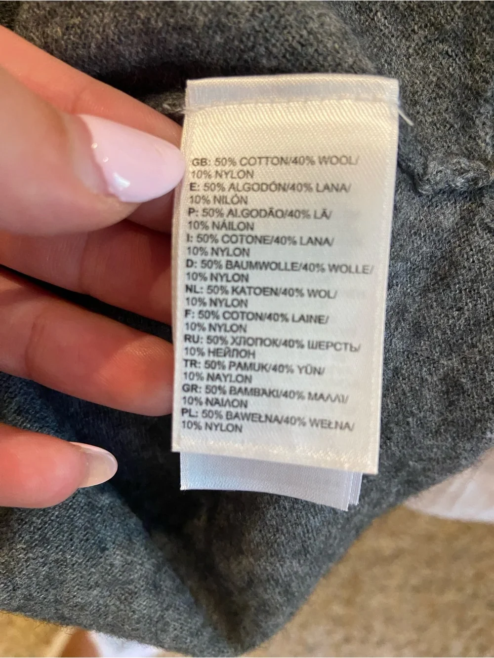 The North Face Men's Charcoal Gray Quarter-Zip Sweater